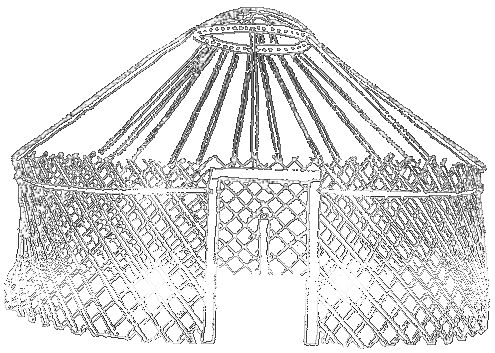 A jurta vzszerkezete